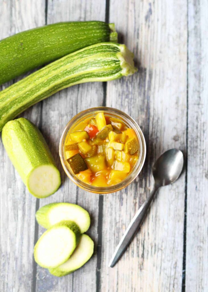 Courgette Relish Zucchini Farmersgirl Kitchen