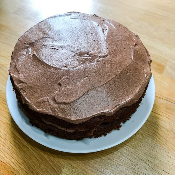 Easy Chocolate Button Cake - Farmersgirl Kitchen