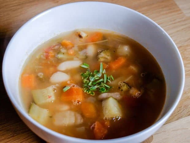 Scottish Summer Vegetable Soup - Farmersgirl Kitchen