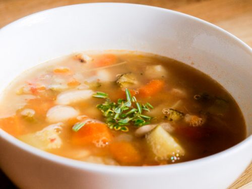 Scottish Summer Vegetable Soup - Farmersgirl Kitchen