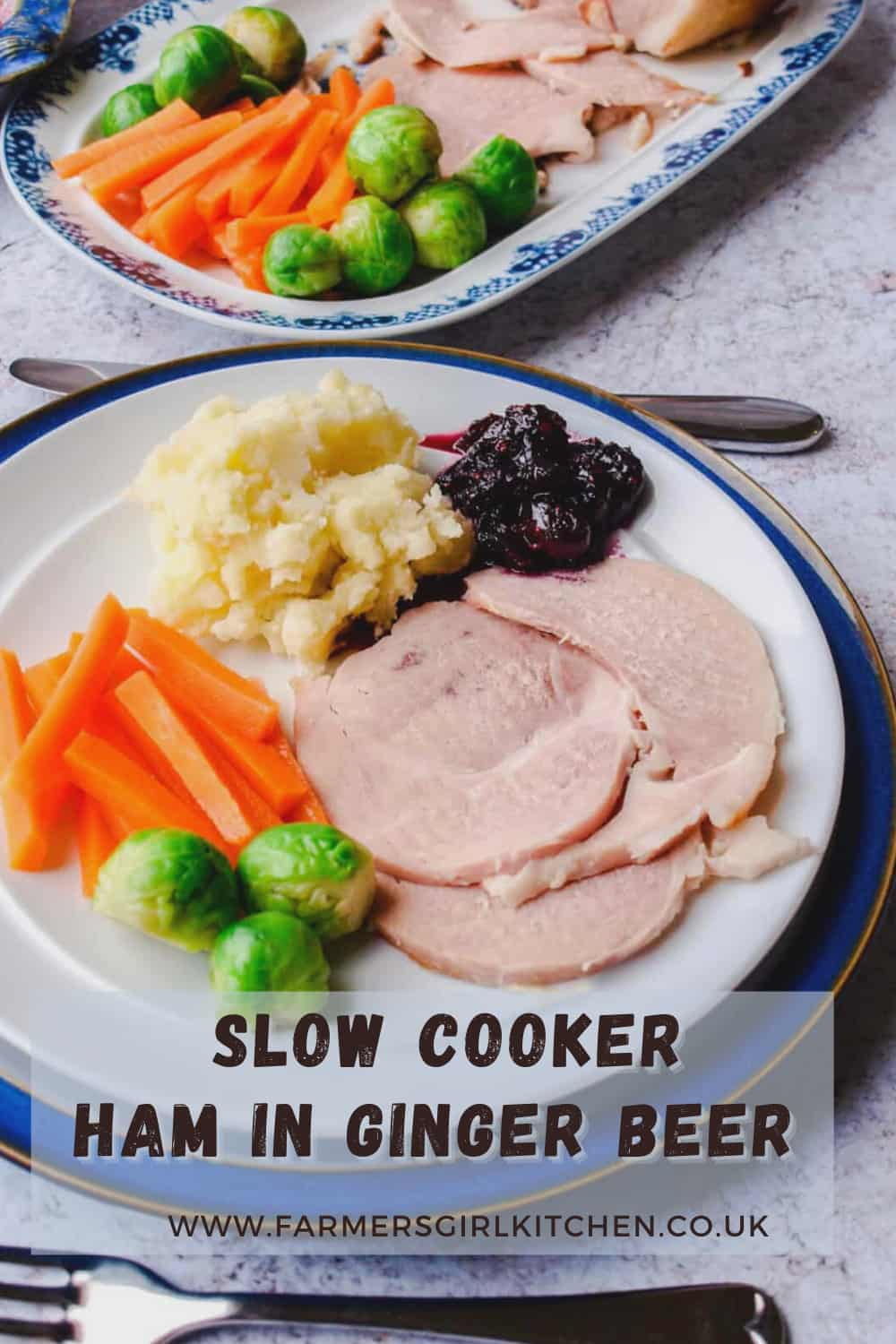 Slow Cooker Ham in Ginger Beer Farmersgirl Kitchen