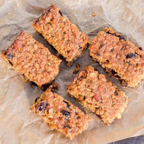 Flapjack Bars with Fruit & Nuts - Farmersgirl Kitchen