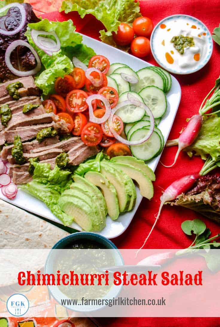 Chimichurri Steak Salad - Seriously Good Salads - Farmersgirl Kitchen