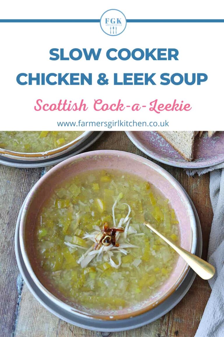 Scottish Chicken And Leek Soup Cock A Leekie Farmersgirl Kitchen