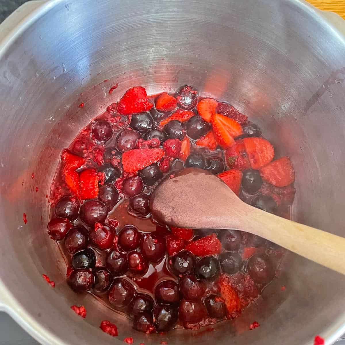 Mixed Red Berry Cherry Jam - Farmersgirl Kitchen