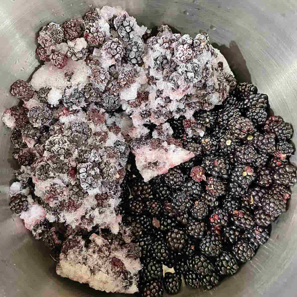 Spiced Blackberry Raspberry Jam