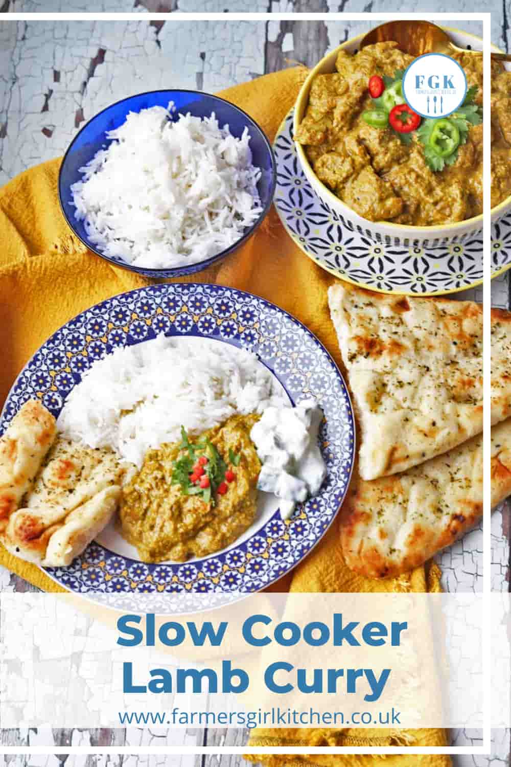 Slow Cooker Lamb Curry - Farmersgirl Kitchen