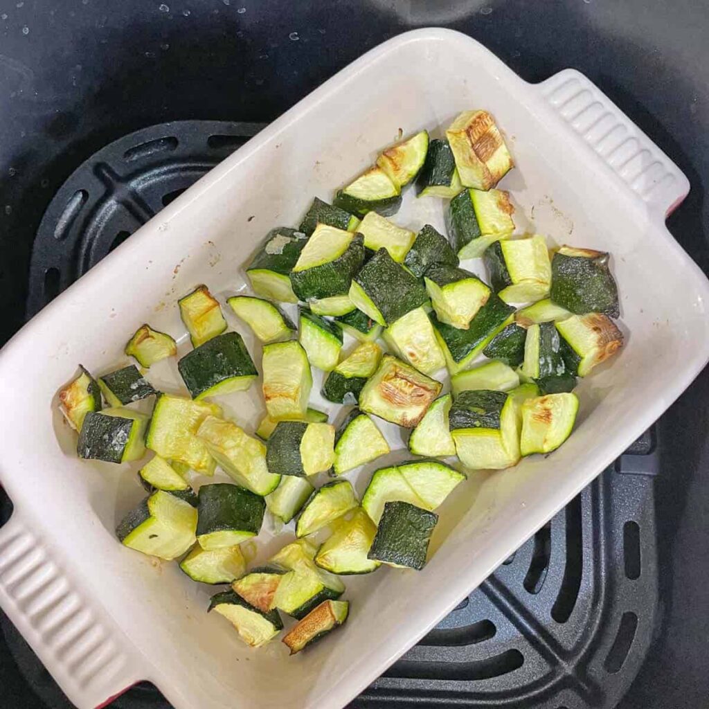 Air Fryer Creamy Courgette Bake Farmersgirl Kitchen