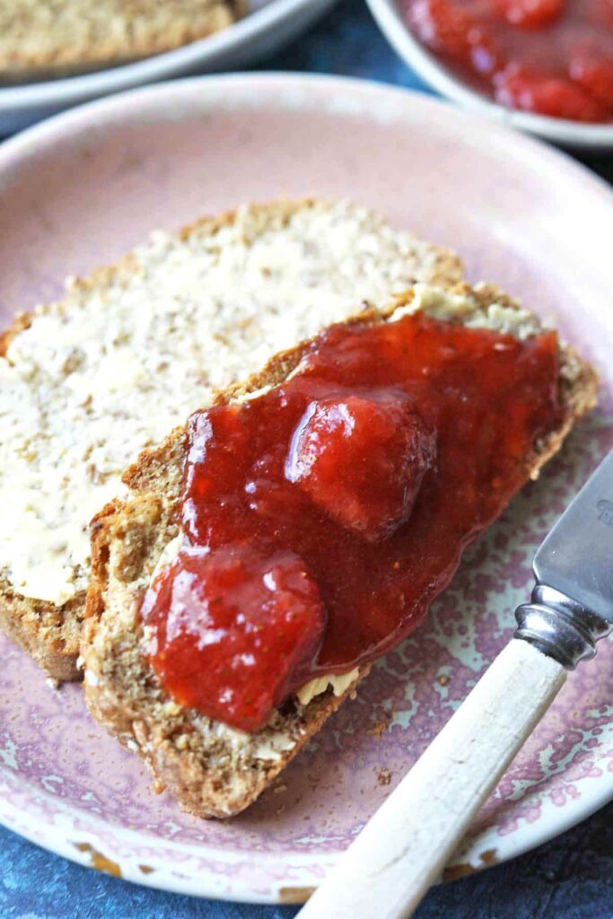 Rhubarb and Strawberry Jam (no pectin) - Farmersgirl Kitchen